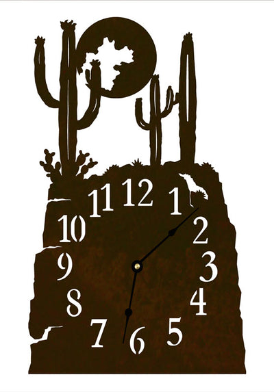 Cactus Table Clock