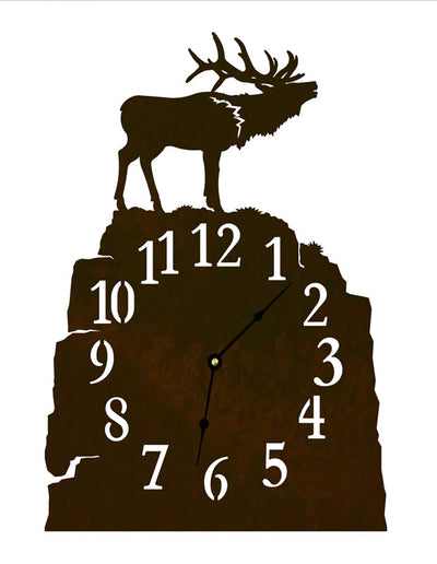 Elk Table Clock