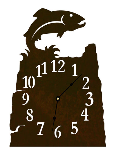 Trout Table Clock