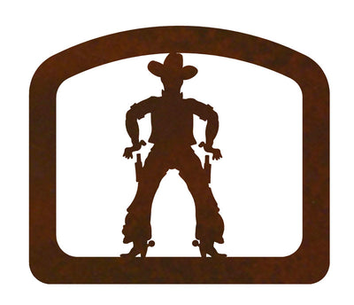 Cowboy Metal Napkin Holder