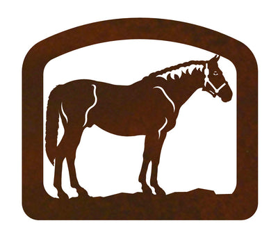 Bay Horse Metal Napkin Holder