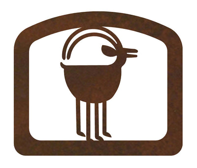 Ram Goat Metal Napkin Holder