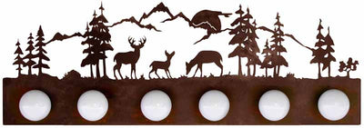 Deer Family 6 Bulb Bathroom Vanity Light