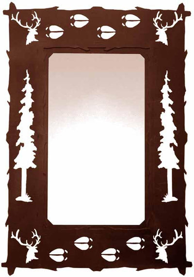 36" Elk Design Vertical Metal Wall Mirror