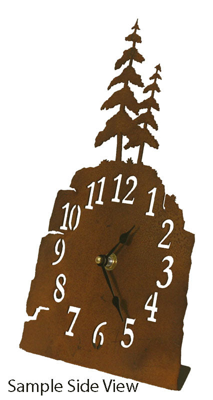 Pine Cone Table Clock