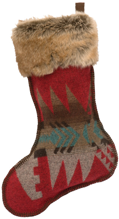 Yellowstone Wool Blend Christmas Stocking