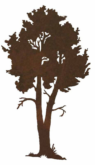 Aspen Tree 30" Rustic Metal Wall Art
