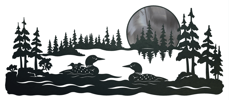 Loon Design 42" Metal Wall Art