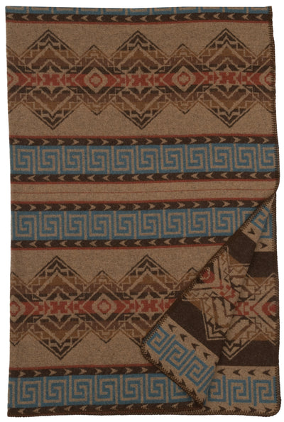 Bison Ridge II Wool Blend Throw