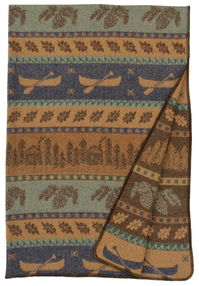 Lake Shore II Wool Blend Throw