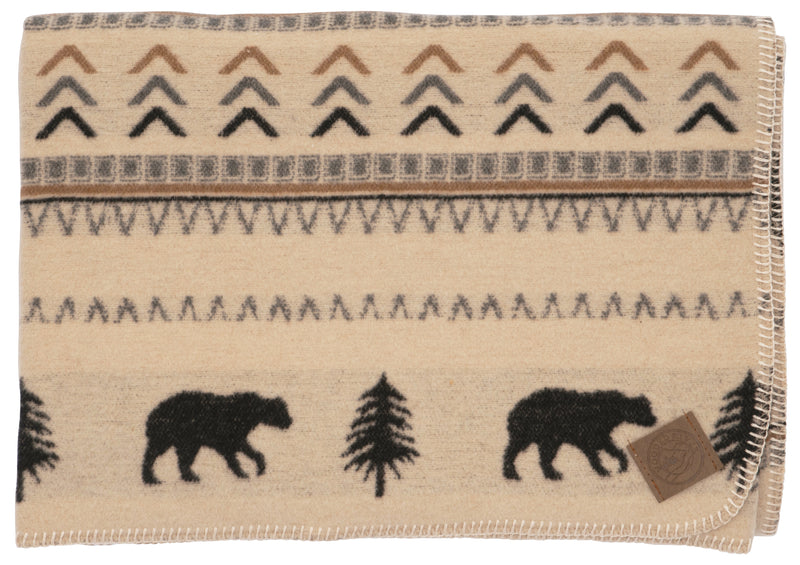 Boulder Wool Blend Throw