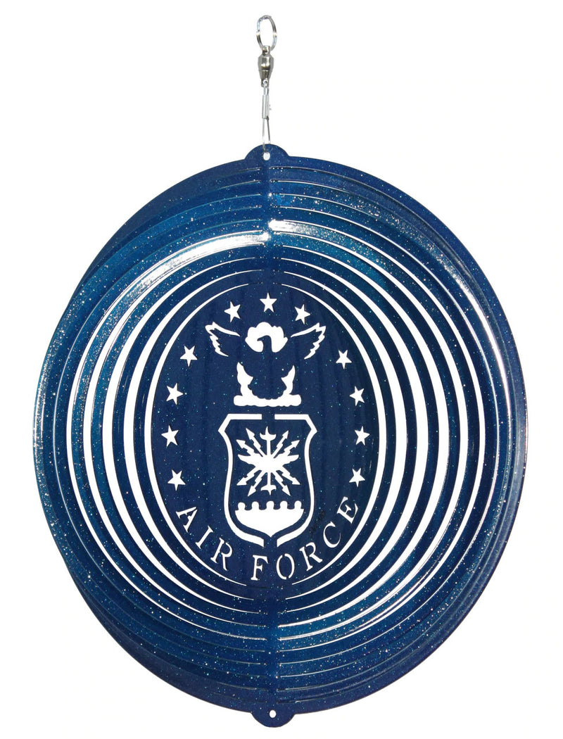 Air Force Design Metal Wind Spinner