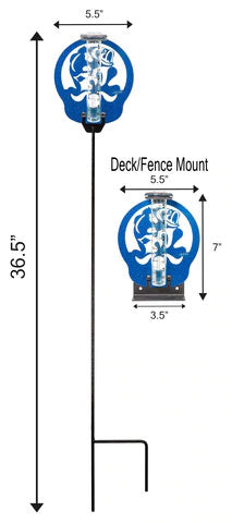 Bass Fish Rain Gauge