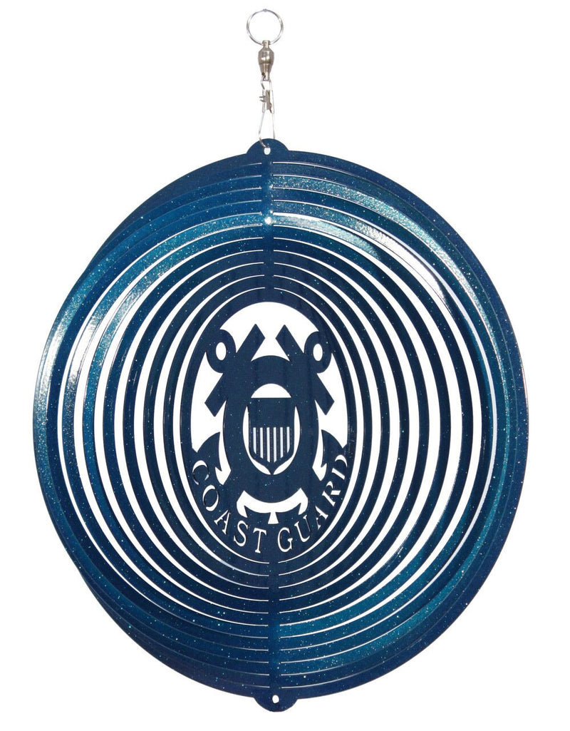 Coast Guard Design Metal Wind Spinner