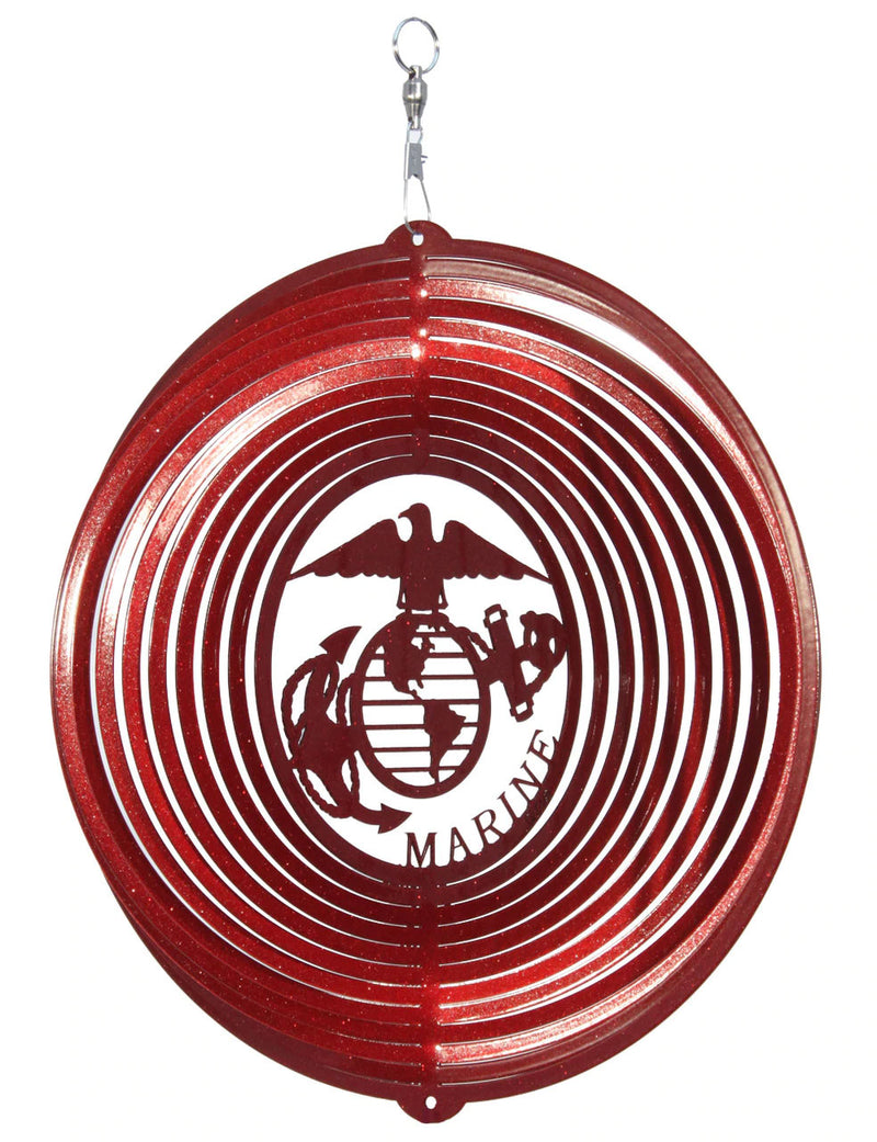 Marine Corps Design Metal Wind Spinner