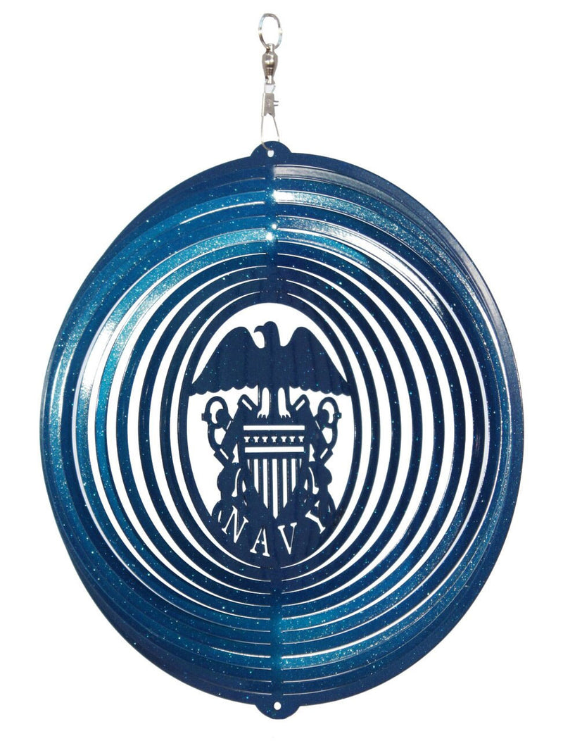 Navy Design Metal Wind Spinner
