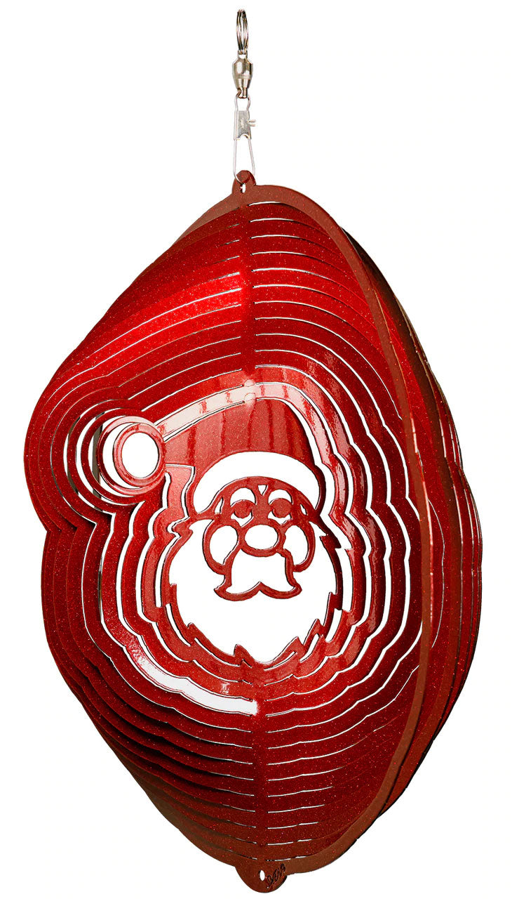 Santa Design Metal Wind Spinner