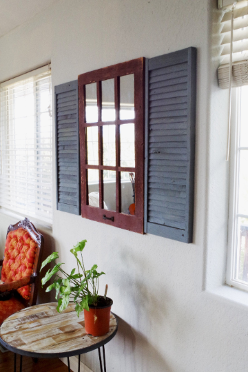 Rustic Barn Wood Window Shutters 11 Inch X 33 inch