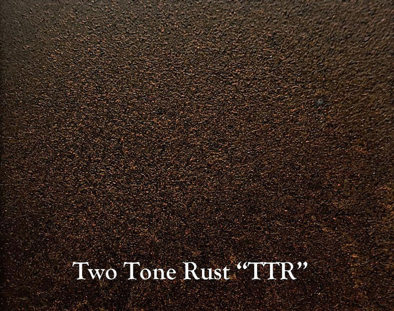 Two Tone Rust Powder Coat