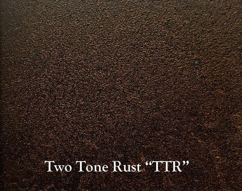 Two Tone Rust Powder Coat