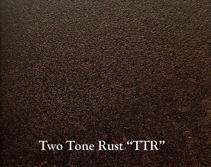 Two Tone Rust Powder Coat