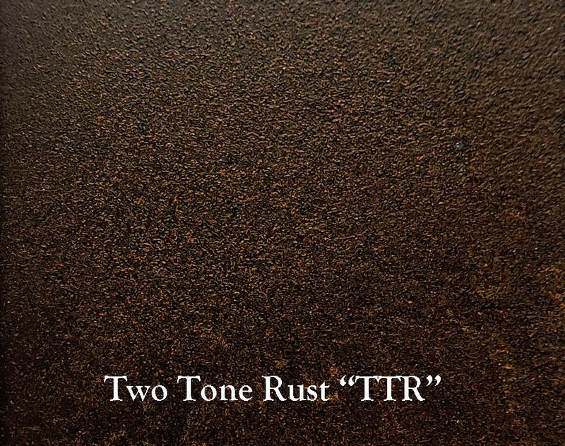 Two Tone Rust Powder Coat