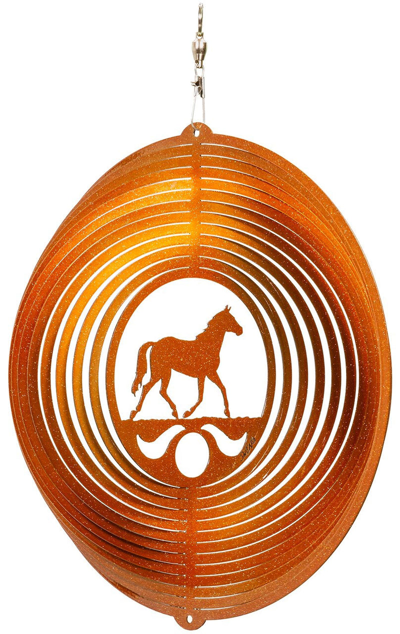Quarter Horse Metal Garden Wind Spinner