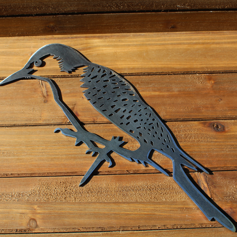 Woodpecker Metal Bird Tree Silhouette