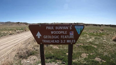 Paul Bunyan's Woodpile - 30 Million Year Old Geological Feature