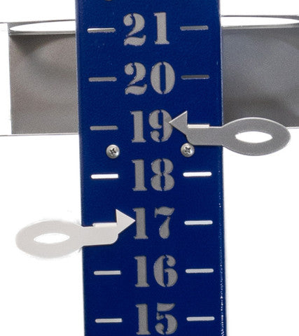 Back the Blue American Flag Metal Lawn Scoreboard