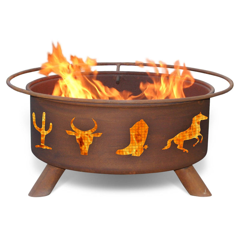 Patina Products Old Western Design Outdoor Fire Pit