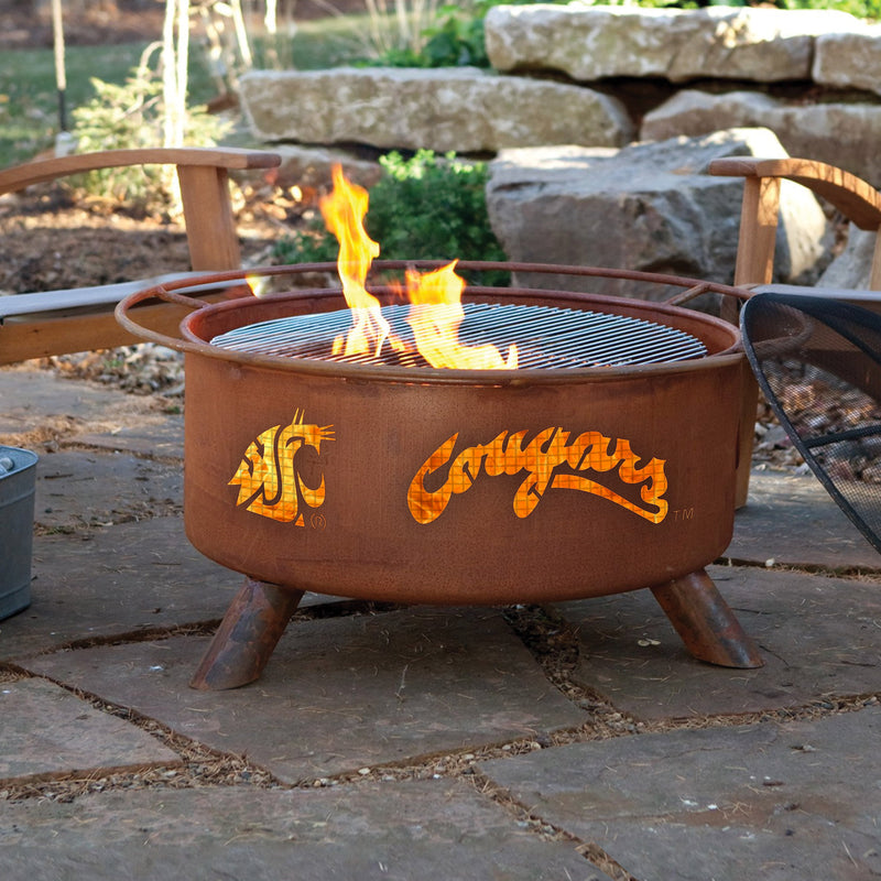 Collegiate Washington State Cougars Outdoor Fire Pit