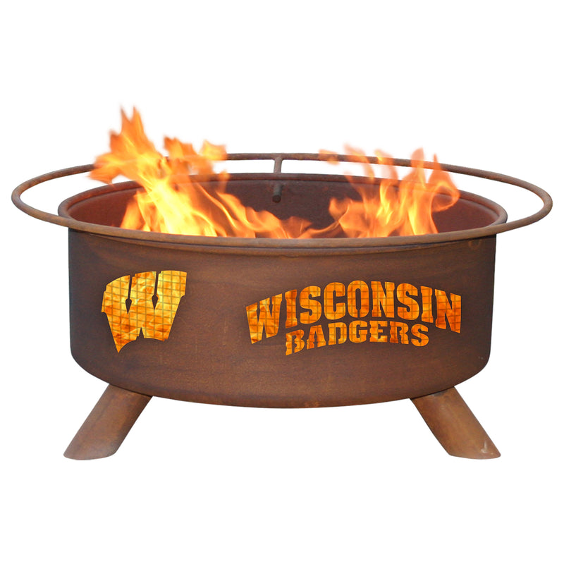 Collegiate Wisconsin Badgers Outdoor Fire Pit