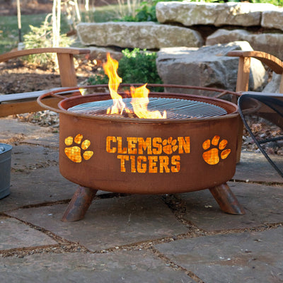 Collegiate Clemson Tigers Outdoor Fire Pit