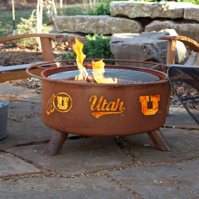 Collegiate University Of Utah (UTES) Outdoor Fire Pit