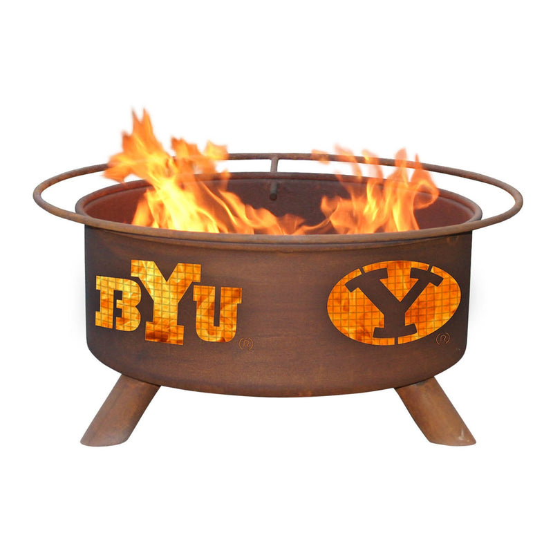 Collegiate BYU Cougars Outdoor Fire Pit