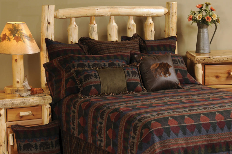 Cabin Bear Design Value Bedding Set