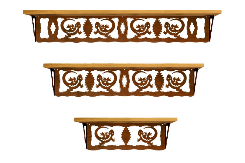 Gecko Design Metal Wall Shelf