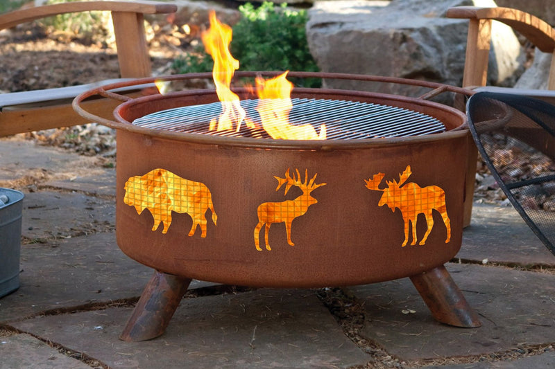 Patina Products Widlife Design Outdoor Fire Pit