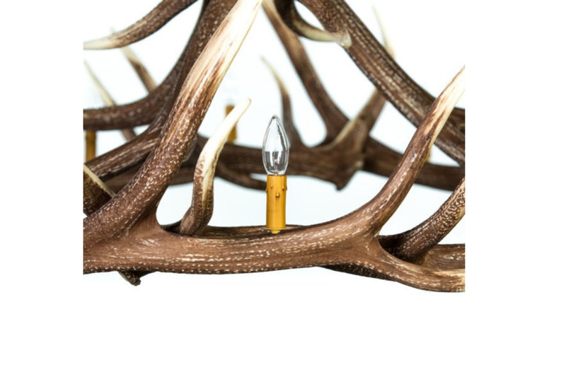 Elk 9 Antler Reproduction Chandelier