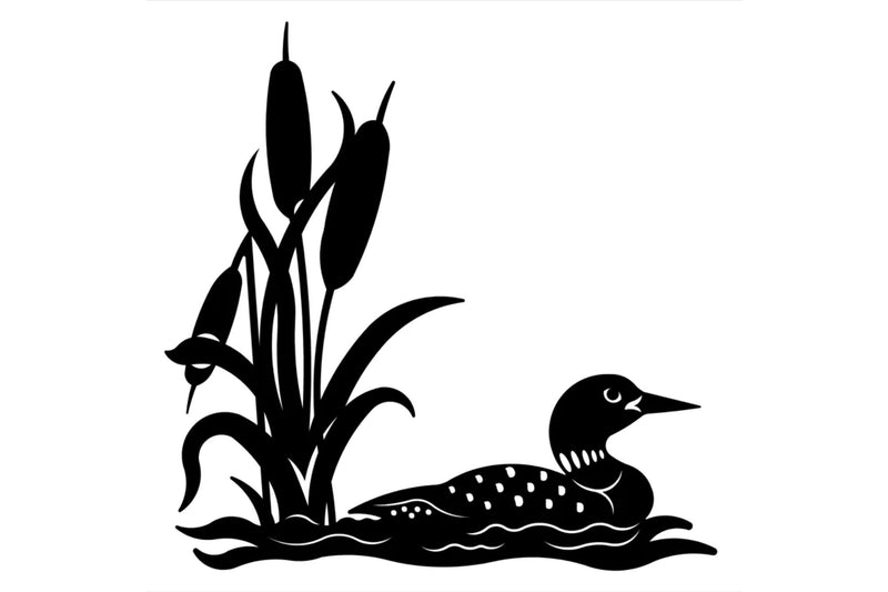 Loon Design 30 Inch Metal Wall Art