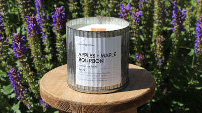 Apples + Maple Bourbon 100% Natural Soy Wax Candle
