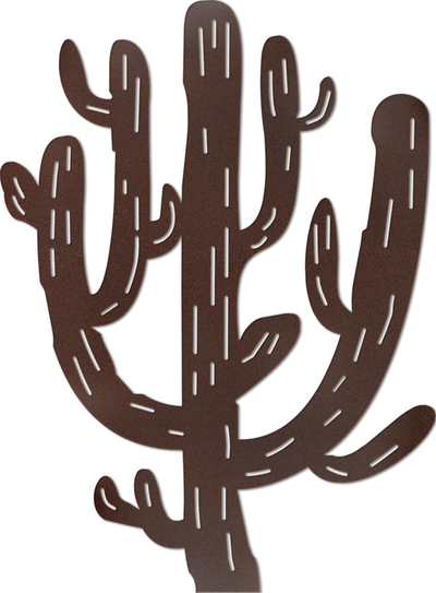 Saguaro Cactus Southwest Metal Wall Art