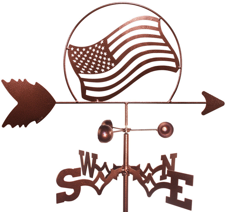 American Flag Design Weathervane