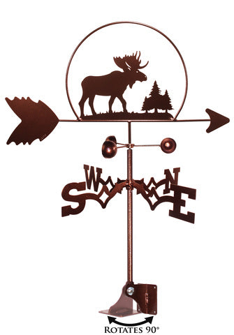 Moose with Pines Weathervane