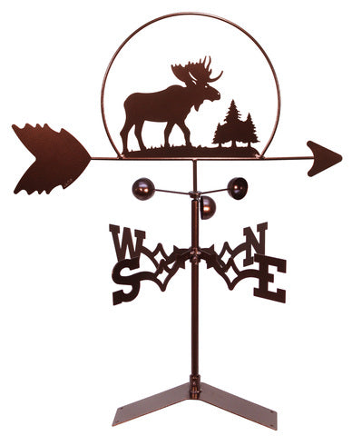 Moose with Pines Weathervane