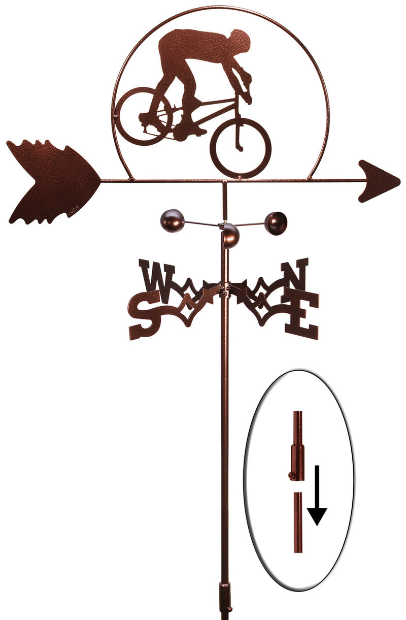 Mountain Biker Design Weathervane