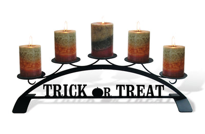 Trick or Treat - Table Top Pillar Candle Holder