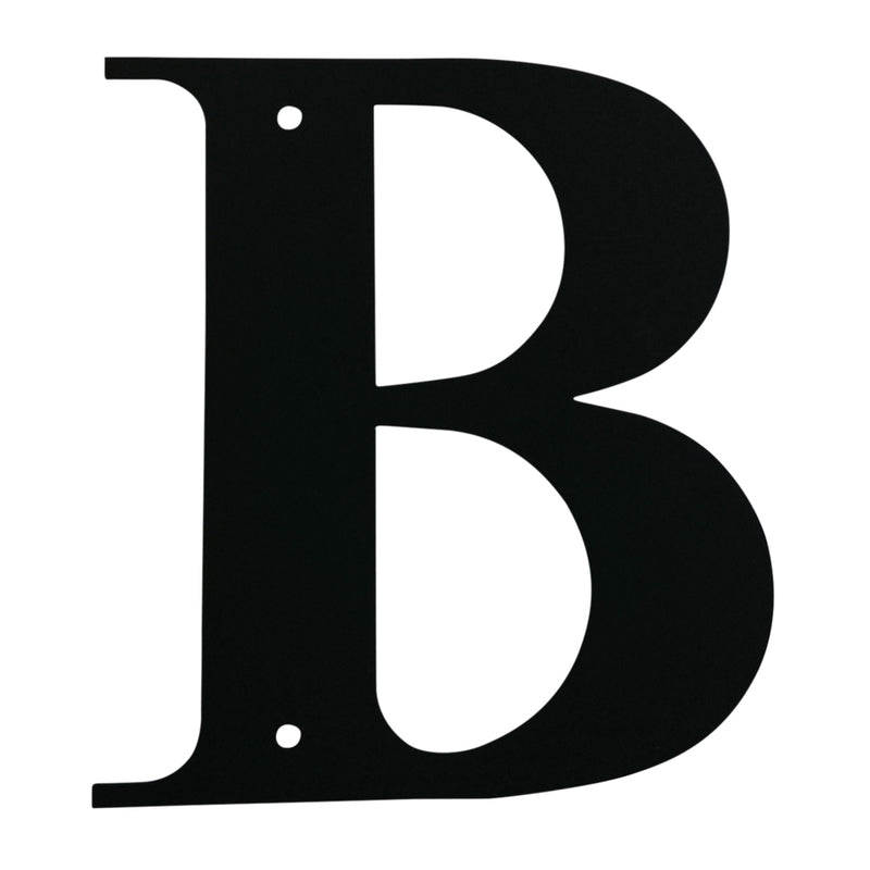 Wrought Iron Metal House Letter B