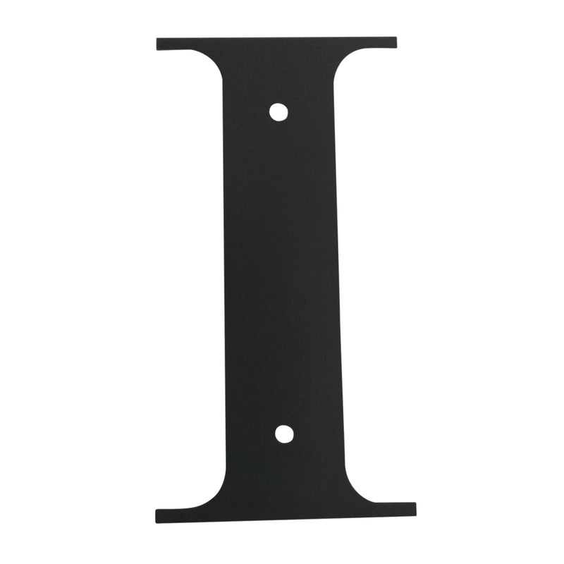 Wrought Iron Metal House Letter I